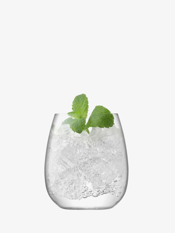 Stemless Glasses, 15oz, Set of 4