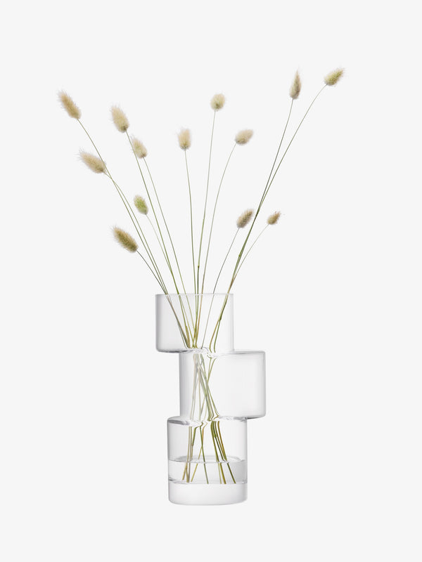 Tiered Vase Medium, 10.25"H, 2 Colours