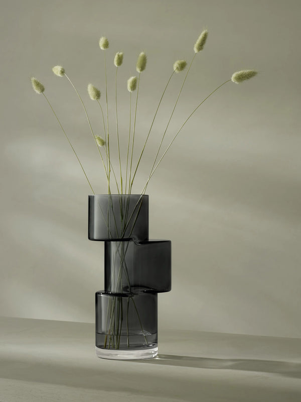 Tiered Vase Medium, 10.25"H, 2 Colours