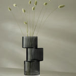 Tiered Vase Medium, 10.25"H, 2 Colours