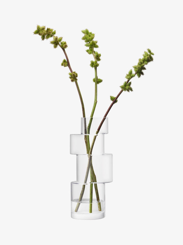 Tiered Vase Large, 13.75"H, 2 Colours