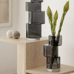 Tiered Vase Large, 13.75"H, 2 Colours