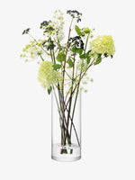 Column Vase 16.5" x 7", Clear
