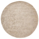 Hand-tufted & Carved Pile Wool rug in size 13' Round