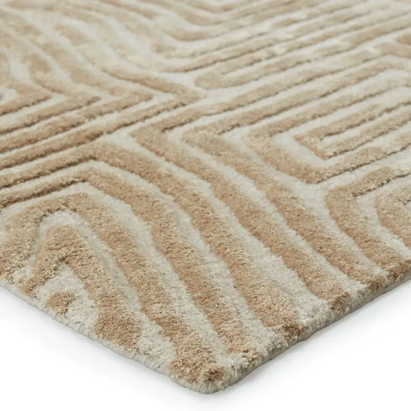 Hand-tufted & Carved Pile Wool rug in size 13' Round