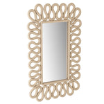 Caracol Mirror, Ivory, 26" X 14"