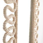 Caracol Mirror, Ivory, 28" X 42.5"