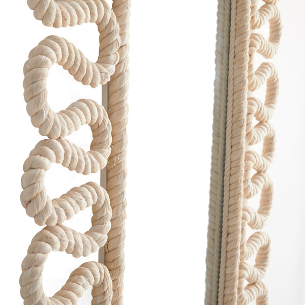 Caracol Mirror, Ivory, 28" X 42.5"