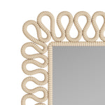Caracol Mirror, Ivory, 28" X 42.5"