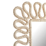 Caracol Mirror, Ivory, 28" X 42.5"