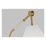 Remy Medium Task Floor Lamp, Burnished Brass