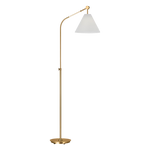 Remy Medium Task Floor Lamp, Burnished Brass
