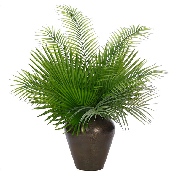 Green Palm, Faux Arrangement, 39″