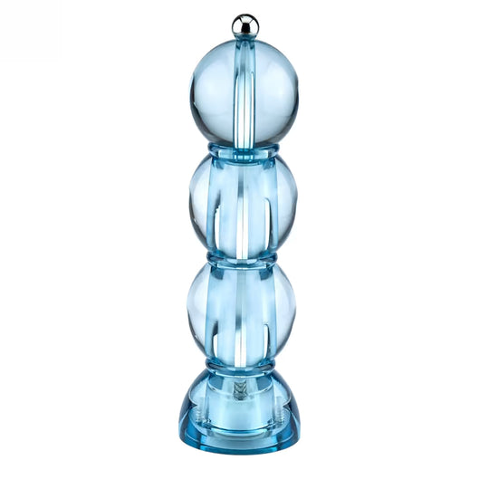 Icy Bobbin Salt or Pepper Mill - Blue, 9.44"H