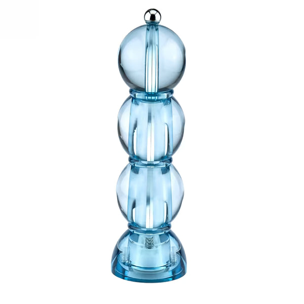 Icy Bobbin Salt or Pepper Mill - Blue, 9.44"H