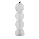 Frosty Bobbin Salt or Pepper Mill - Clear, 9.44"H