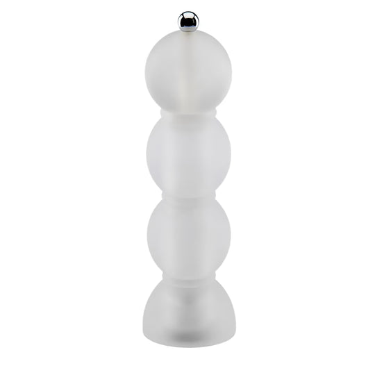 Frosty Bobbin Salt or Pepper Mill - Clear, 9.44"H