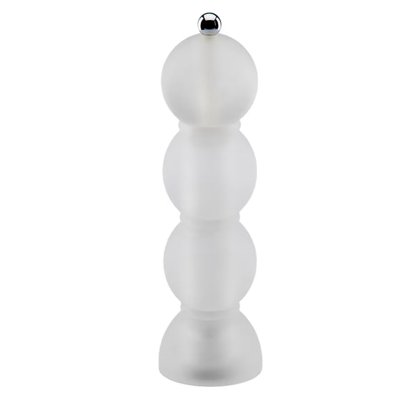 Frosty Bobbin Salt or Pepper Mill - Clear, 9.44"H