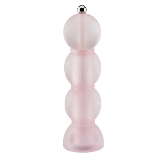 Frosty Bobbin Salt or Pepper Mill - Pale Pink, 9.44"H