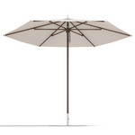 Ocean Master M1, Classic Centre Post, 8.5ft Hexagon, Espresso/Scallop