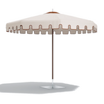 Ocean Master M1, Classic Centre Post, 9ft Octagon, Espresso/Scallop/Madrona, Classic Roman Valance