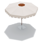 Ocean Master M1, Classic Centre Post, 9ft Octagon, Espresso/Scallop/Madrona, Classic Roman Valance