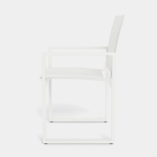 Hayman Dining Chair, Aluminum White