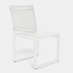 Hayman Armless Dining Chair, Aluminum White