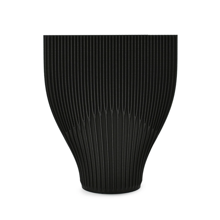 Fluke Vase, Black