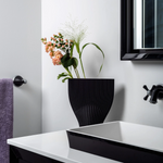 Fluke Vase, Black