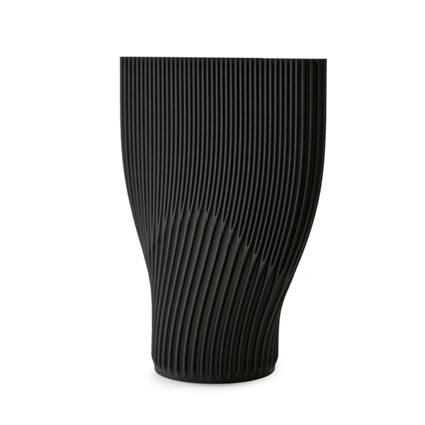 Fluke Vase, Black
