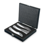 Wave Cheese Knives, 3pc Set