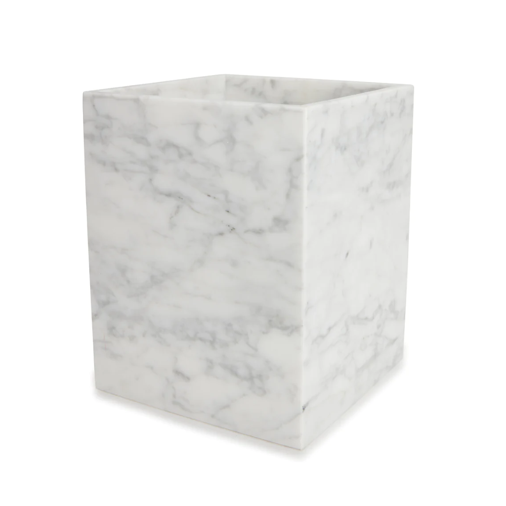 Marmol Waste Basket - Marble