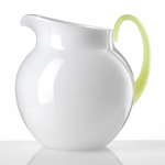 Pallina Pitcher, White Opal/Fluorescent