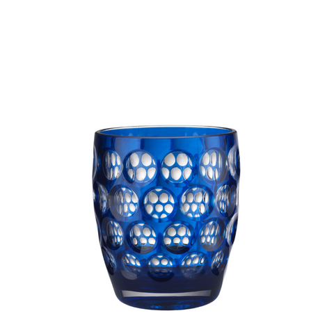 Lente Acrylic Tumbler Glass, Royal Blue