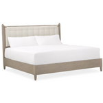 Calvin Upholstered Panel Bed, King & Queen