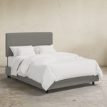 Abbie Bed, Grey Linen, King/Queen/Full