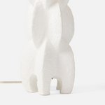 Julius Table Lamp, Matte White Resin