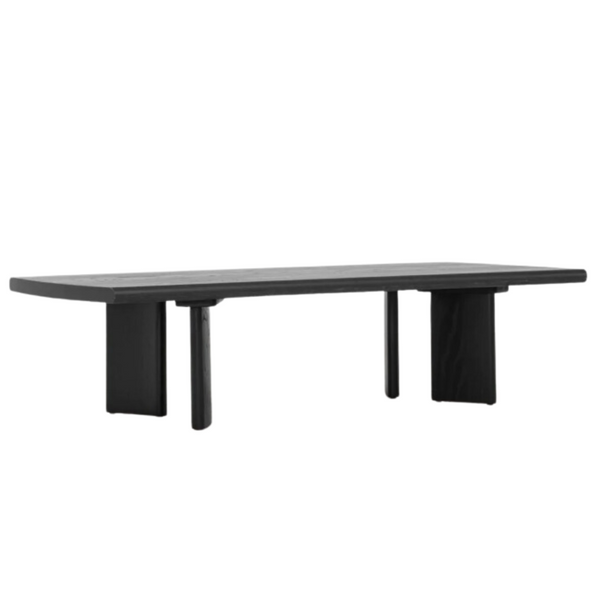 Crest 60" Coffee Table, Black