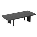 Crest 60" Coffee Table, Black