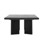 Crest 60" Coffee Table, Black