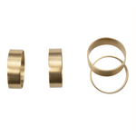 Brass Napkin Rings, Set of 4