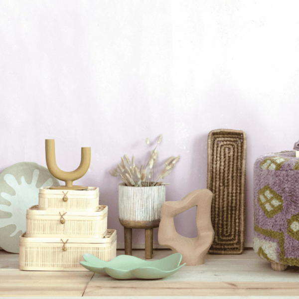 Hand-Woven Bamboo Boxes with Closures, 3 Sizes