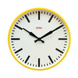 Factory Yellow XL Wall Clock