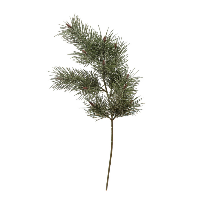 Faux White Pine Spray, Frost Finish