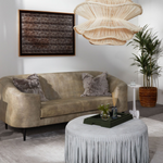 Alondra Chandelier, White Rattan, 2 Sizes, 30"D x 23"H & 40"D x 32"H