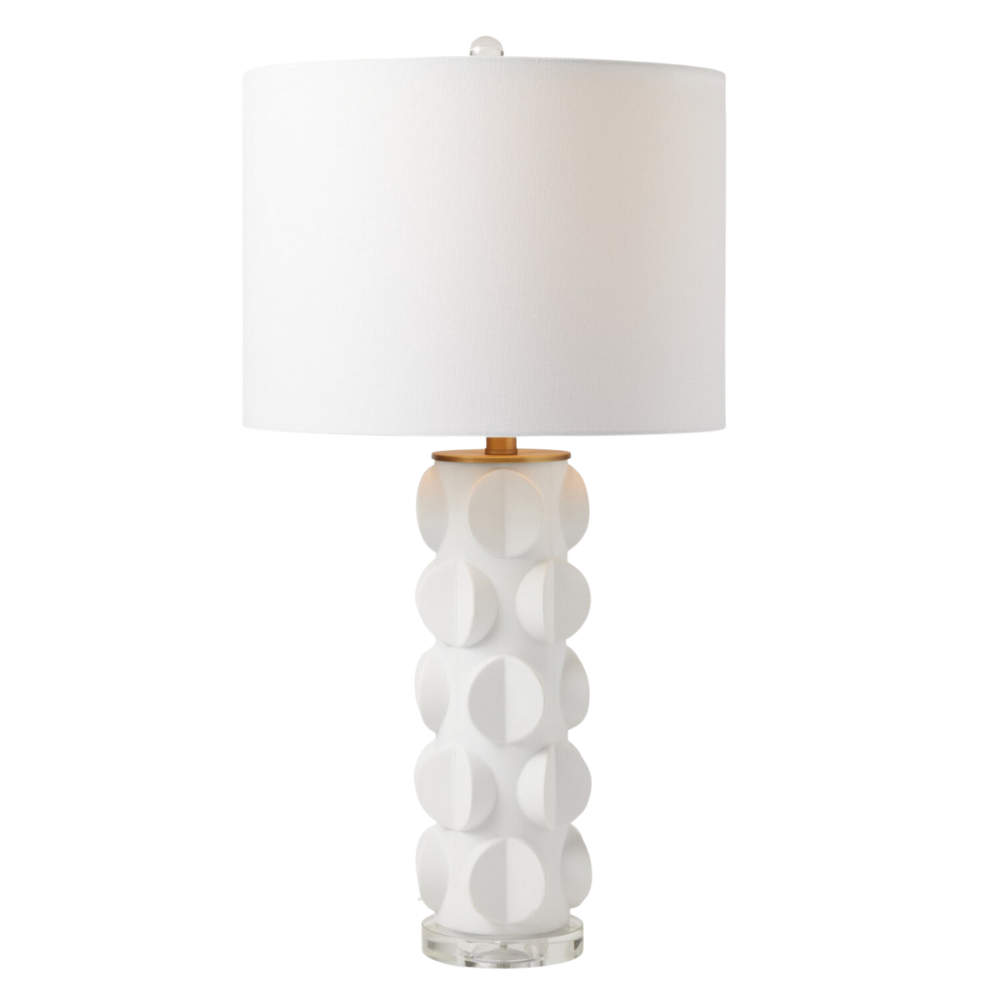 Dale Table Lamp, Matte White