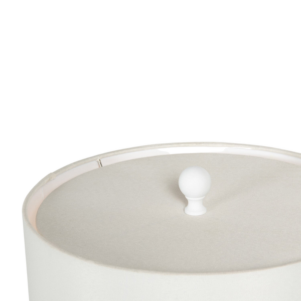 Paxton Table Lamp, Matte White