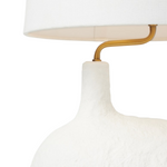 Tober Table Lamp, Matte White
