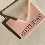 'It's Your Birthday' Greeting Card, Light Pink